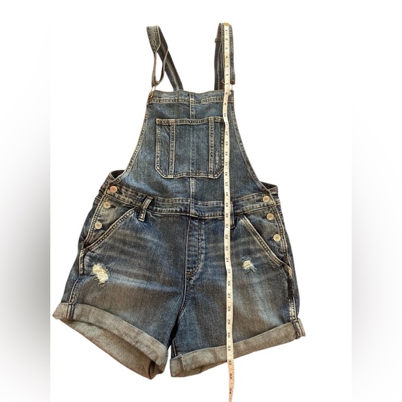 Silver Jeans Co. Denim Shortalls Size Small/Medium - Picture 11 of 16